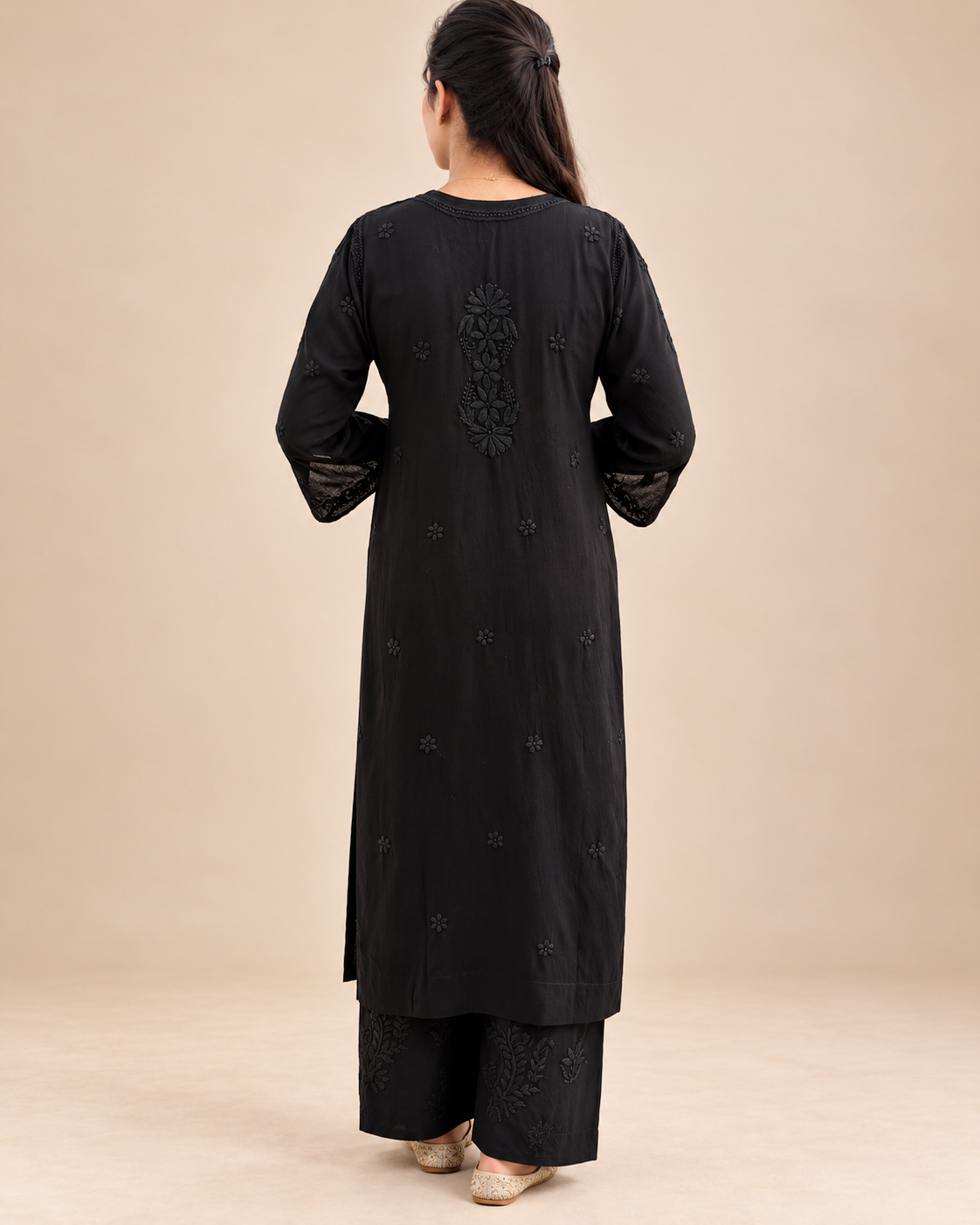 Aayat Rayon Long Chikankari Kurti