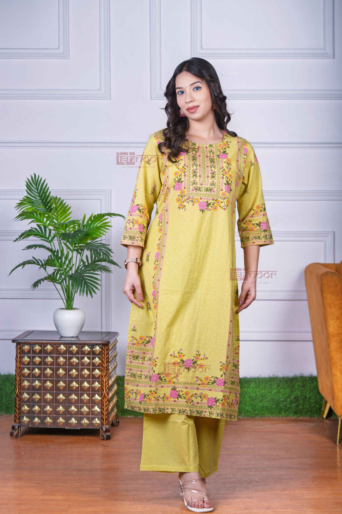 Saanjh 3 Piece Stitched Suit Set with Dupatta 4 - blush-pink