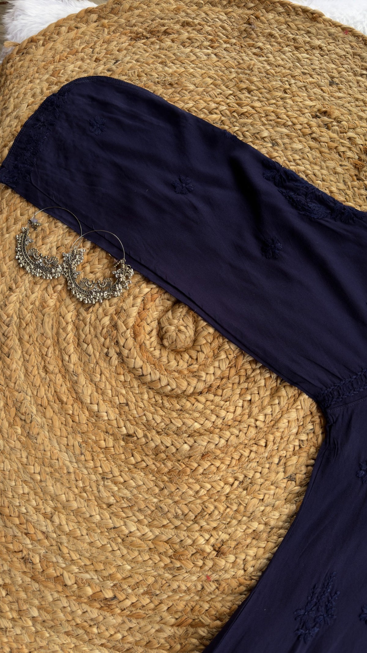 Aayat Rayon Long Chikankari Kurti